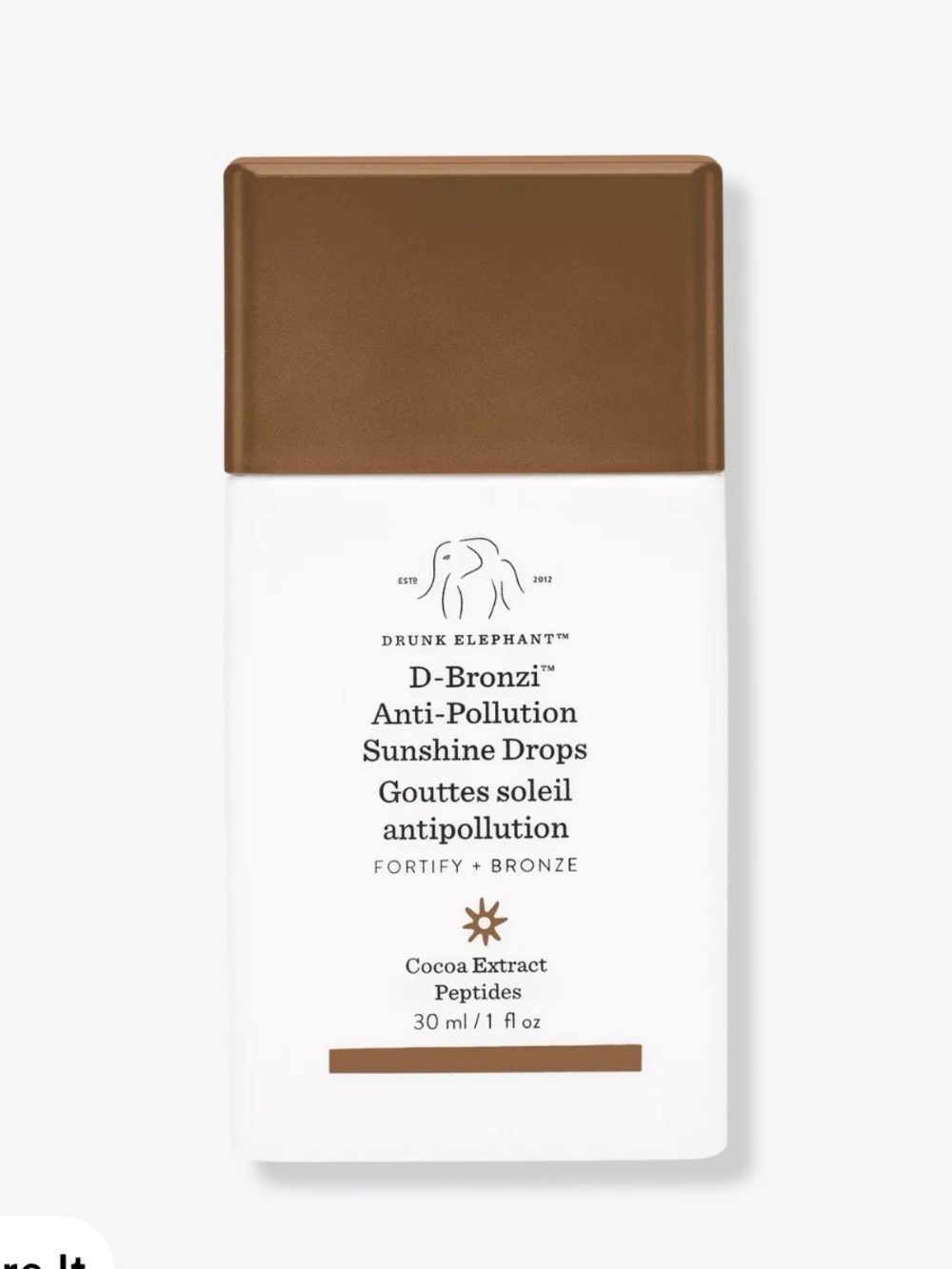 Drunk Elephant D-Bronzi Anti-Pollution Sunshine Drops 30ml - New in box - Picture 7 of 10